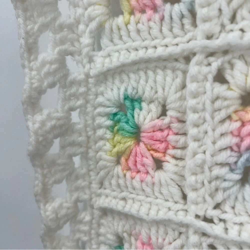 Granny Square Crochet Baby Blanket